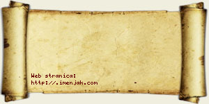 Natalija Rnić vizit kartica